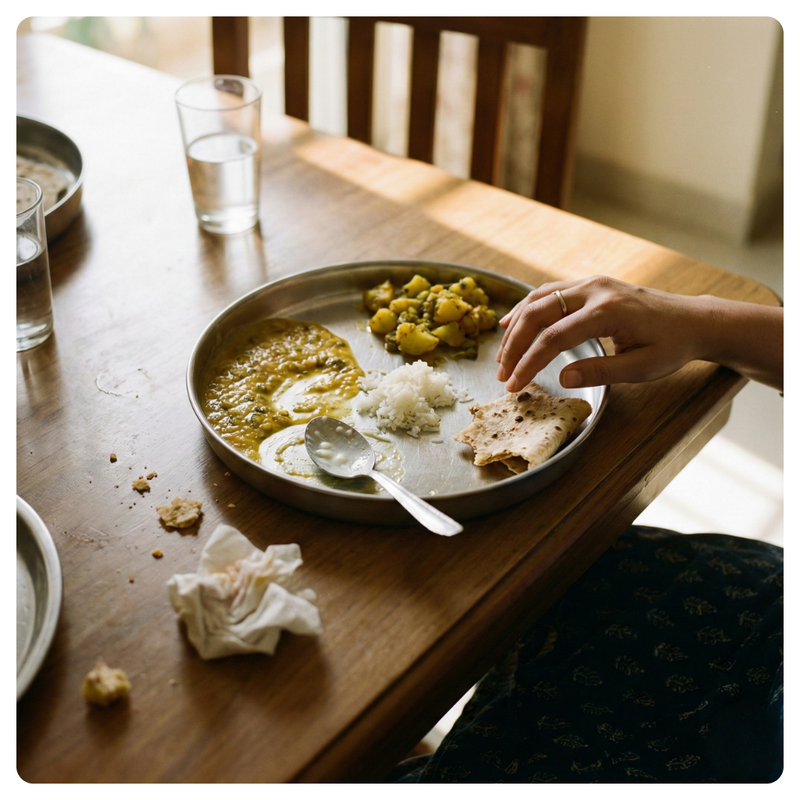 After heavy lunches.